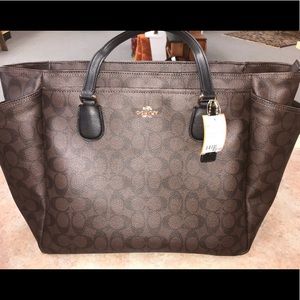 Coach diaper bag - new